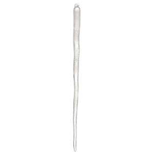  Frosted Glass Icicle Ornament 12 Home & Kitchen