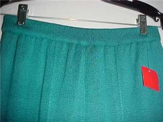 Philippe Marques 3pc Jade Green Knit Pant Outfit 10 NWT  