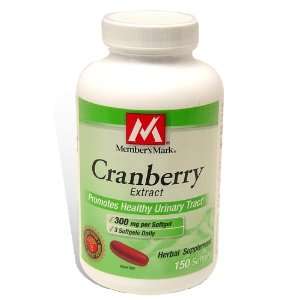 Members Mark   Cranberry 300 mg, Cran Max, Highly Concentrated, 150 