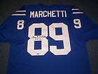 gino marchetti autographed baltimore colts jersey returns not accepted 