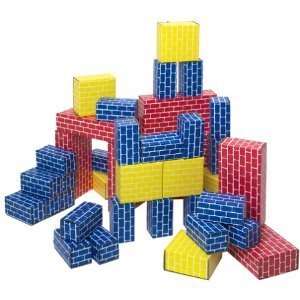    76 Piece Giant Building Blocks Imagi Bricks Set: Toys & Games