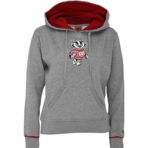   Wisconsin Badgers  Womens  Impact Hooded Sweatshirt: Sports