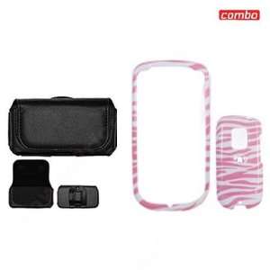 HTC Hero CDMA Sprint Combo Pink/White Zebra Design Protective Case 