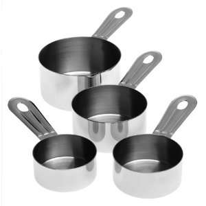  Oneida Tradition 4 Piece Measuring Cup Set in Stainless 
