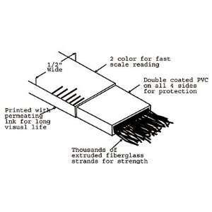   Fiberglass Tape Refills, ft, in, 1/10 ft increment