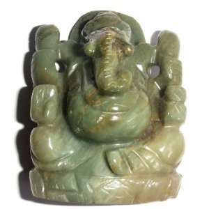   Crystal Protecitve Indian Elephant God Stone 2.8 