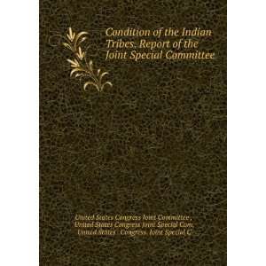 Condition of the Indian Tribes. Report of the Joint Special Committee 