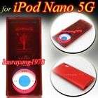 RED CRYSTAL CASE COVER for iPOD NANO 5TH 5 GEN 5G 16GB