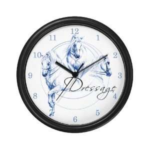  Dressage Trio Horse Wall Clock by 