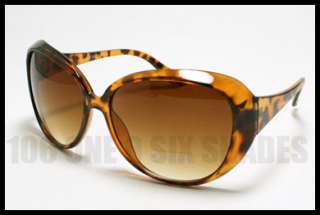   Round Cat Eye Sunglasses for Women Retro Fashion TORTOISE Brown  