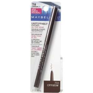  Maybelline Unstoppable Eyeliner, Cinnabar (Quantity of 5 