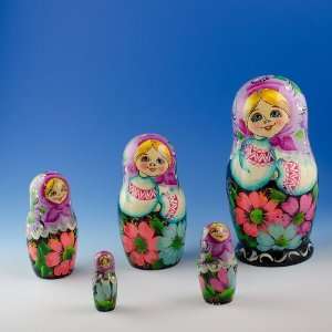   Maiden Russian Nesting Dolls, Matryoshka, Matreshka: Home & Kitchen