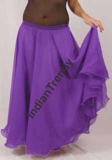 YGreen 2 Layer Reversible Skirt Belly Dance Gypsy 9 Yd  
