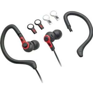  Black 2 In 1 Sport Earbuds With Removable Ear Hooks 