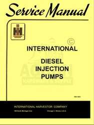 International WD 9 WDR 9 TD 14 600 Pump Service Manual  