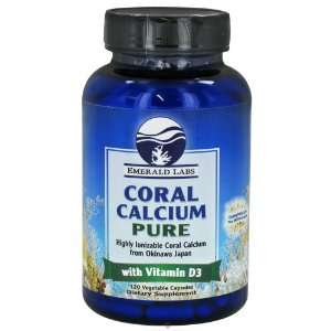  Emerald Labs   Coral Calcium Pure with Vitamin D3   120 