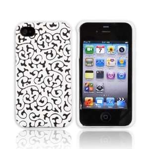  For Case Mate iPhone 4 IVY Textured Hard Case WHITE 