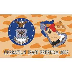   Operation Iraqi Freedom 2003 Flag 3ft x 5ft Patio, Lawn & Garden