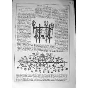  Art Journal 1869 Twisted Iron Work Designs