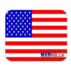 US Flag   Manville, New Jersey (NJ) Mouse Pad Everything 