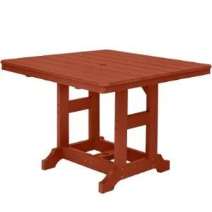  Dining Height   Garden Classic Lily Table   Burgundy 