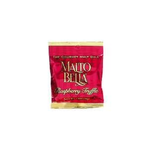 Malto Bella Raspberry Truff Malt Balls 4pc (Economy Case Pack) 1 Oz 