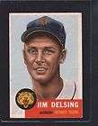 1953 Topps Jim Delsing 239 SP Tigers PSA 7 NM NQ  