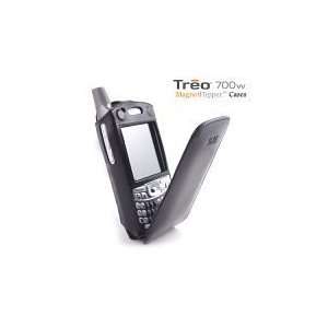  Palm Treo 700w Black Magnetflipper Case with Belt Clip 