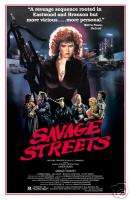 SAVAGE STREETS (1984) 27x41 MOVIE POSTER LINDA BLAIR  