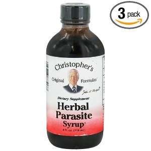  Dr. Christophers Herbal Parasite Syrup   4 Oz, Pack of 3 