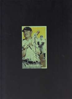 Johnny Mize 1951 Yankees signed autograph Art Card JSA  