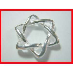 Jewish Star of David Solid Sterling Silver 925 #2589