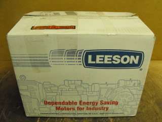 LEESON ELECTRIC MOTOR CATALOG# 110047.00 3/4 HP, NEW!  