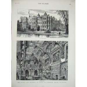  1881 Prince Wales Longleat House Wiltshire Garden Hall 