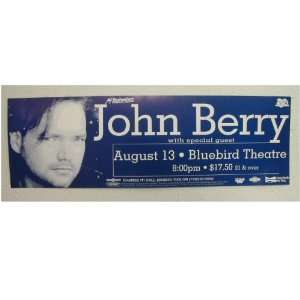 John Berry Handbill Poster Handsome Face At The Bluebird Theatre
