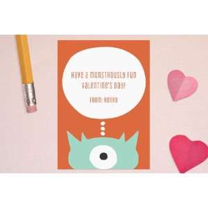  Little Monster Classroom Valentines Day Cards: Health 