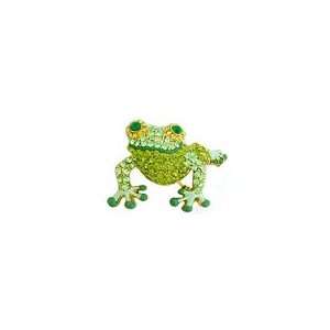  Swarovski Crystal Tree Frog Brooch 