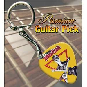 Judas Priest Yellow Premium Guitar Pick Keyring