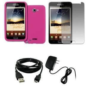  EMPIRE Samsung Galaxy Note I9220 Hot Pink Silicone Skin 