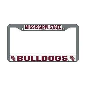  Mississippi State Bulldogs Chrome License Plate Frame 