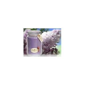  16oz Wild Lilac Scented Natural Soy Jar Candle: Home 