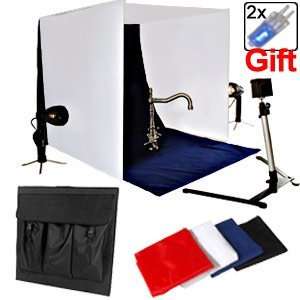   Light Tent Backdrop Kit Carrying Case Cube In A Box: Camera & Photo