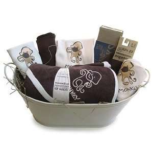  Kee Ka Organic Monkey Gift Basket Baby