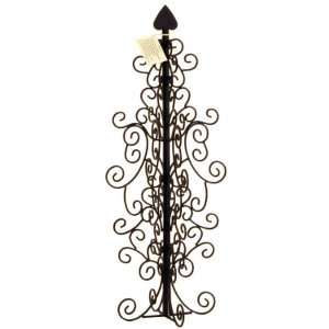   Metal Christmas Tree of Life with Heart   Unlit: Home & Kitchen