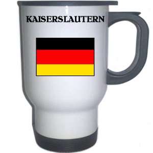  Germany   KAISERSLAUTERN White Stainless Steel Mug 
