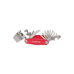 TOOL MULTI LEZYNE STAINLESS 20 RED:  Sports & Outdoors