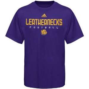  NCAA adidas Western Illinois Leathernecks Purple Sideline 