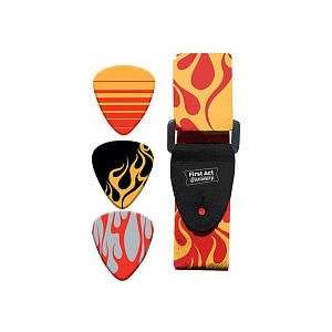  First Act Discovery Boys Guitar Accessory Pack   Orange 