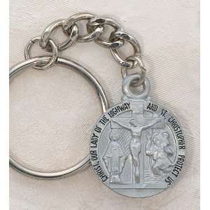   (Key Ring) St. Christopher & Our Lady of the Highway   St. Mary