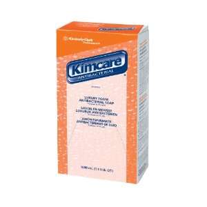 Kimcare 91177 1000 mL Light Green Luxury Foam Antibacterial Soap (Case 